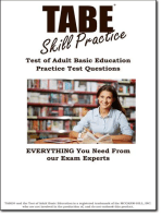 TABE Skill Practice!: Practice Test Questions for the Test of Adult Basic Education