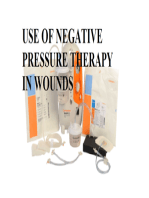 USE OF NEGATIVE PRESSURE THERAPY IN WOUNDS