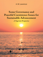 Some Governance and Peaceful Coexistence Issues for Sustainable Advancement: A Nigerian Perspective