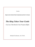 The King Takes Your Castle: City Laws That Restrict Your Property Rights