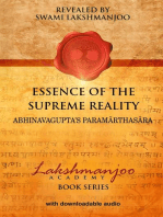 Essence of the Supreme Reality: ￼Abhinavagupta's Paramārthasāra