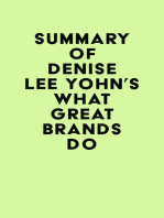 Summary of Denise Lee Yohn's What Great Brands Do