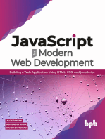 JavaScript for Modern Web Development: Building a Web Application Using HTML, CSS, and JavaScript