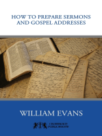 How to Prepare Sermons and Gospel Addresses