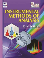 Instrumental Methods of Analysis