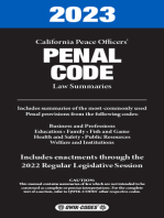 2023 California Peace Officers' Penal Code