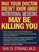 What Your Doctor Doesn't Know About Nutritional Medicine May Be Killing You