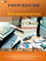 Procedure and Documentation in Supply Chain Management: Business strategy books, #1