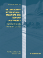 US Taxation of International Startups and Inbound Individuals: For Founders and Executives, Updated for 2023 rules