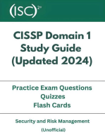 CISSP Domain 1 Study Guide ( Updated 2024 ) With Practice Exam Questions, Quizzes, Flash Cards: CISSP Study Guide - Updated 2024, #1