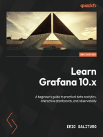 Learn Grafana 10.x: A beginner's guide to practical data analytics, interactive dashboards, and observability