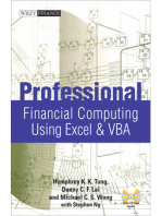 Professional Financial Computing Using Excel and VBA