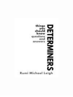 Determiners: Things You Should Know (Questions and Answers)