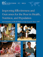 Improving Effectiveness and Outcomes for the Poor in Health, Nutrition, and Population: An Evaluation of World Bank Group Support Since 1997