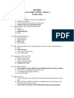 BC0038 Data Structure Using C Paper 1