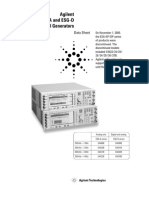 Agilent E4432B Signal Generator Data Sheet PDF