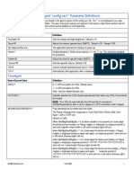 CONFIG - USR1 Parameter Descriptions