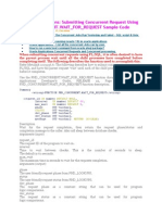 Oracle Applications: Submitting Concurrent Request Using FND - Concurrent - Wait - For - Request Sample Code