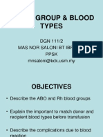 Blood Group & RH