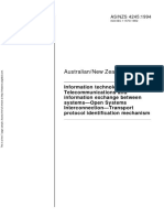 As NZS 4245-1994 Information Technology - Telecommunications and Information Exchange Between Systems - Open