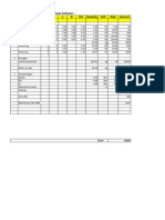 P5 - Gate Estimate:-: Description L B D/H Quantity Unit Rate Amount For One Gate Nos