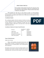 Structure of Metals