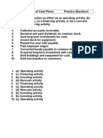 Chap 13 Statement of Cash FlowsPractice Questions