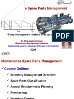 021 Maint Spare Parts Management 31 01 08