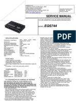 Service Manual: 1/2-Din Graphic Equalizer/Crossover