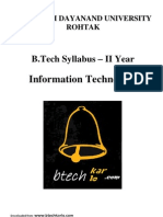 B.tech MDU Syllabus (IT) 2yr