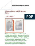 Windows Server 2008 Enterprise Edition