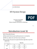 I/O System Design: Dr. Esam Al - Qaralleh CE Department Princess Sumaya University For Technology