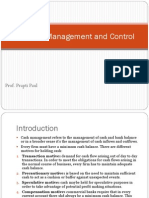 Treasury Management and Control