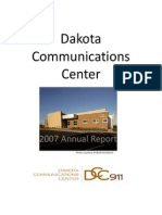 Dakota County, MN DCC - Communications Center - 2007 Annual Report Packet