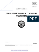 Design of Aerodynamically Stabilized Free Rockets