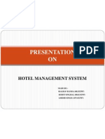 Presentation On Hotel Management System