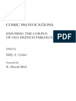 CROKER (Ed) Comic Provocations. Exposing The Corpus of Old French Fabliaux