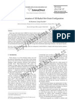 Design and Optimization of 3D Radial Slot Grain Configuration