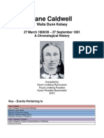 Caldwell, Jane Chronological History