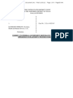 Taitz v. Sebelius - Fed Govt Defs Response in Opposition To Mot To Stay - Exh 2