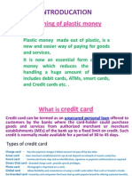 Meaning of Plastic Money: Introducation