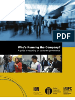 Who's Running The Company? A Guide To Reporting On Corporate Governance