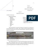 Animal Nervous System (Earthworm & Fish)