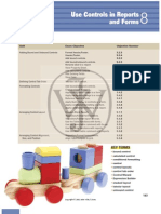 Use Controls in Reports and Forms: Lesson Skill Matrix