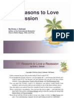 101 Reasons To Love A Recession by Ernie J. Zelinski