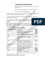 Chapter-7 Introduction To Microprocessors