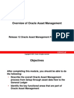 R12 Overview of Oracle Asset Management