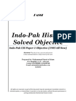 CSS Indo-Pak History Solved MCQs of Paper-I (1985 Till Now)