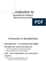 Intro To Ms Excel