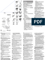 Manual Afeitadora Phillips Hq6990 16 Dfu ASP